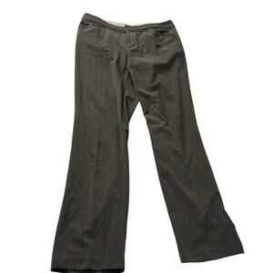 Christopher Banks Charcoal Gray Wool Blend Dress Pants Straight Leg Professional